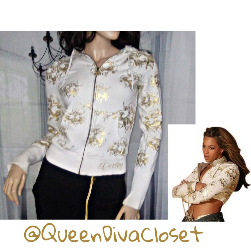 Fleur spice white gold upgrade u hoody jacket M - Picture 1 of 5